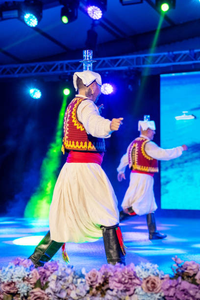 istock Turkish folk dancers present a Turkish custom on stage! 2186638495
