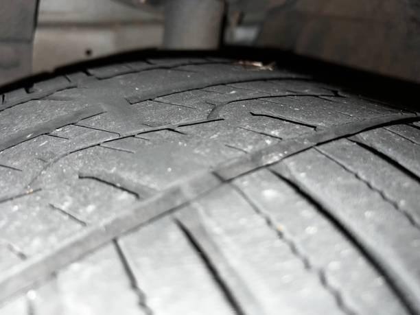 istock close-up of car tire tread 2186639287