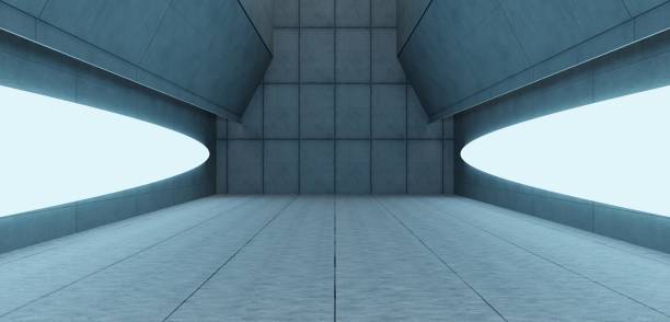 istock Podium, Technology Hall, Modern Showroom, 3D Illustration 2186639854