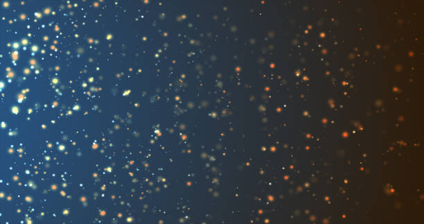 istock Subtle dust glittering shiny particles flying randomly in air bg. Atmospheric overlay bg. Dust embers moving. Glamours luxury Christmas falling festive celebration season beginning clip. 2186651202