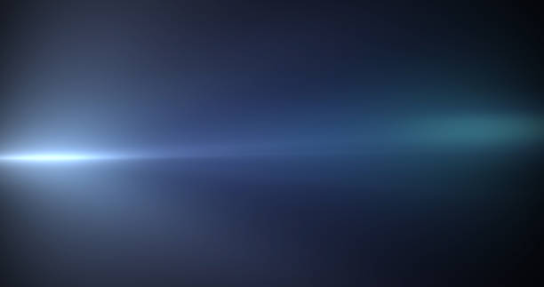 istock Light flare moving grunge title intro award show background overlay asset 4K. Shining lens flare light leak long arm visual abstract flash bg. Light burst on black for music video, awards ceremony. 2186652013