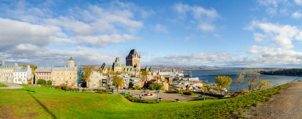 istock Autumn panoramic view of Old Quebec City in Quebec, Canada 2186655439