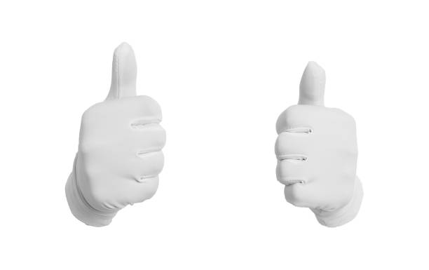 istock Magician showing thumbs up on white background, closeup 2186656676