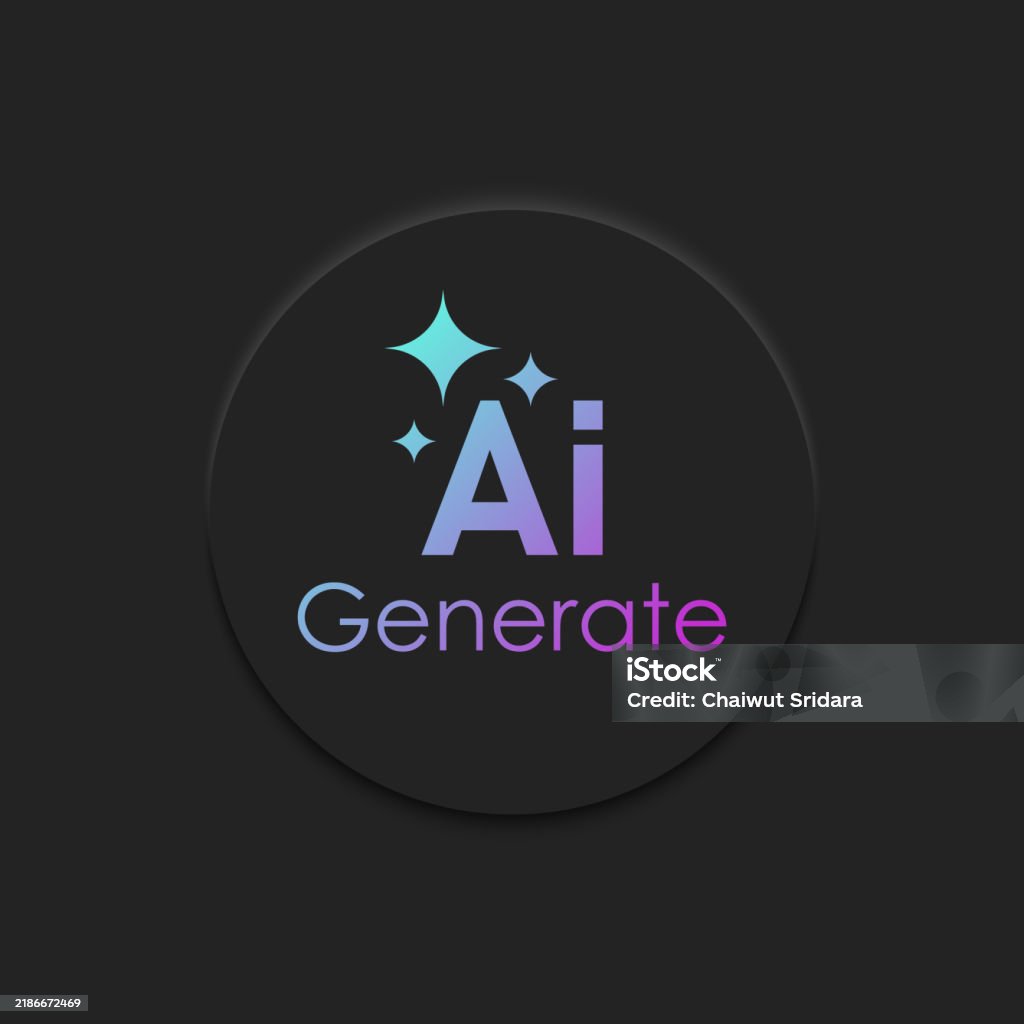 Generate Ai Button User Interface Artificial Intelligence Ui Ux Design ...