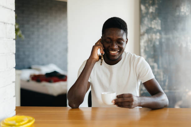 istock Toung man taking a buissness call in the morning 2186675672