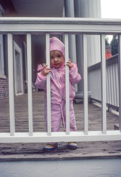 Toddler at Hermitage - 1980. Scanned from Kodachrome 64 slide.