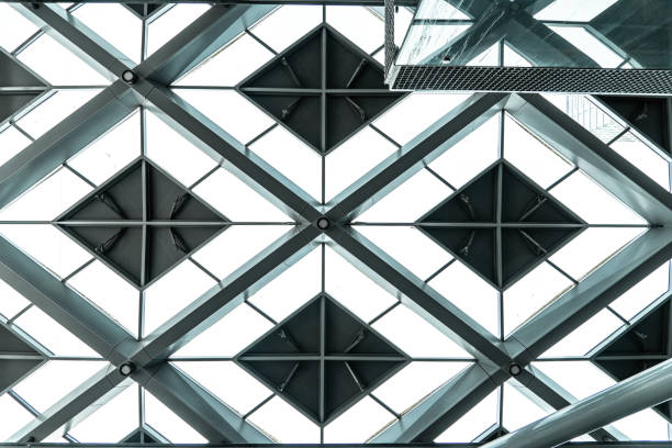 Architecture of the roof at Central Station The Hague