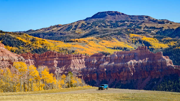 Fall colors and red rocks near Brian Head Utah