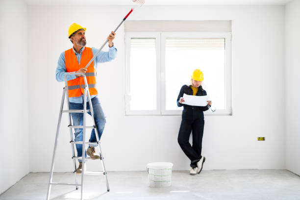istock Mature couple renovating new apartment 2186686363