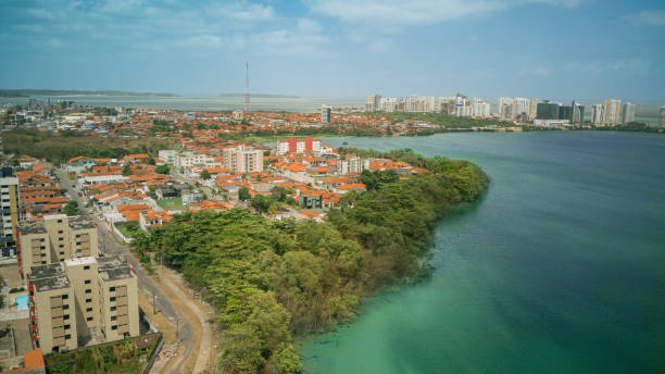 istock Panoramic Drone View of Lagoa da Jansen in Sao Luis, Brazil 2186693230