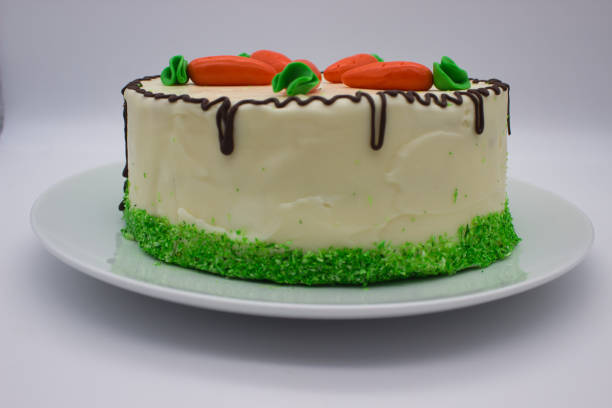 istock Classic Carrot Cake with Fondant Decorations 2186693611