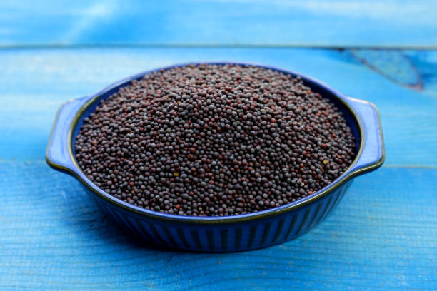 istock Raw organic black mustards seeds 2186697301