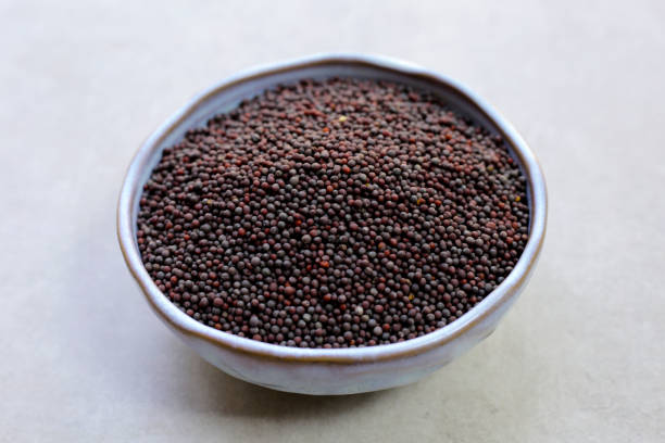 istock Raw organic black mustards seeds 2186697428