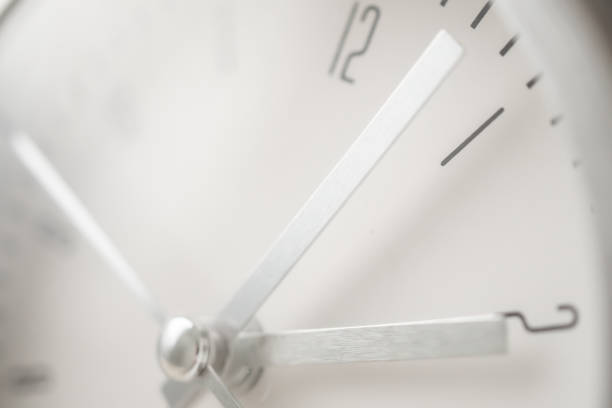 istock close up of silver metal clock 2186697554