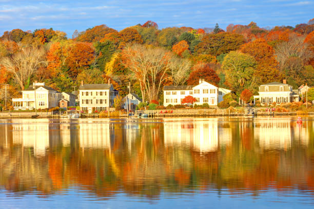 istock Autumn in Mystic, Connecticut 2186706554