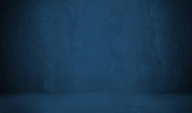 istock Abstract wall studio room blue background for displaying your products. 2186719811