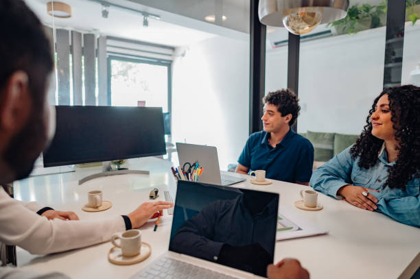 istock In Office Hybrid Calls 2186721517