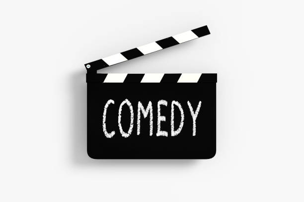 istock Clapperboard with comedy genre written on it over white background 2186729034