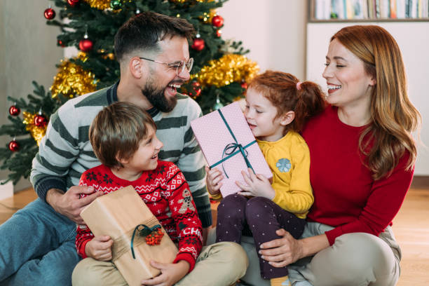 istock Family Christmas portrait. 2186729128