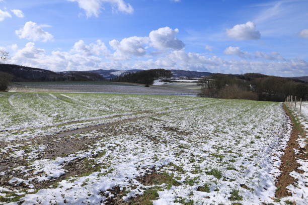 istock Cold winter's day in Menden in the Sauerland region 2186735929