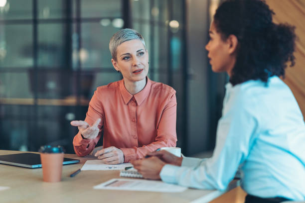 istock Female entrepreneurs during a meeting 2186736164