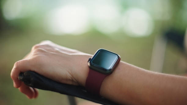 istock Close-up of smartwatch. 2186743684
