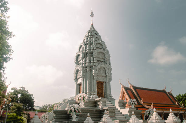 The Royal Palace of Phnom Penh is a stunning architectural complex and the residence of Cambodia's monarch. Featuring the Silver Pagoda, intricately decorated halls, and lush gardens, it reflects Khmer culture and serves as a symbol of Cambodia's royal heritage