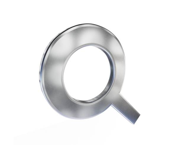 istock Sleek metallic magnifying glass representing inquiry 2186747484