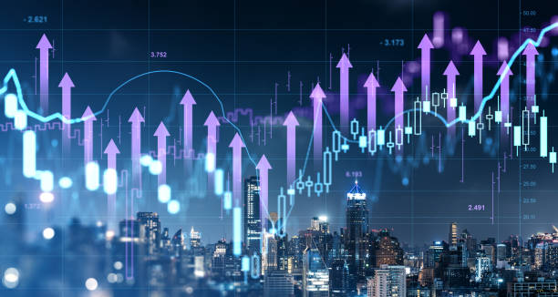 istock Bangkok skyline, forex diagrams and forex dynamics, global trading 2186750268