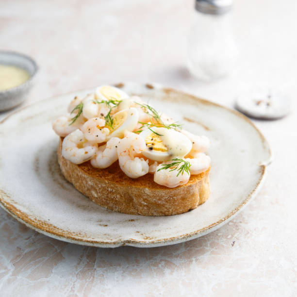 istock Scandinavian shrimp sandwich 2186753890