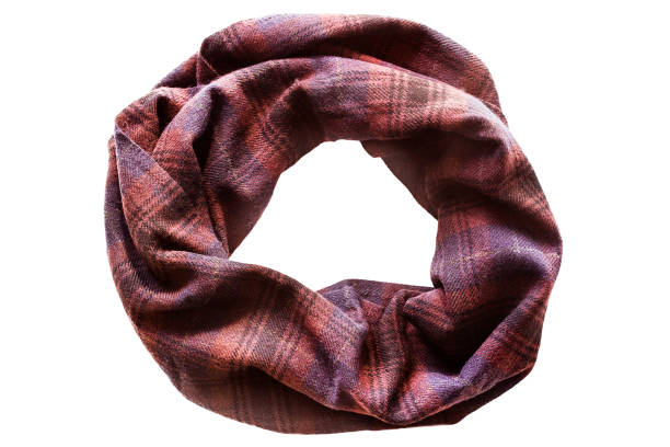 istock Tartan scarf isolated 2186756790