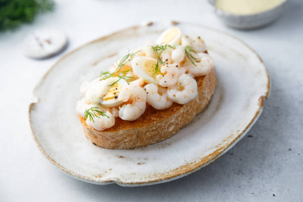 istock Scandinavian shrimp sandwich 2186760734