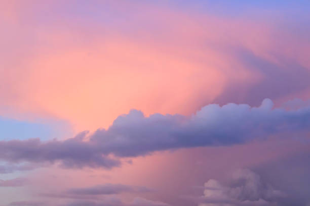 istock Colorful clouds during sunset during an winter afternoon 2186761337