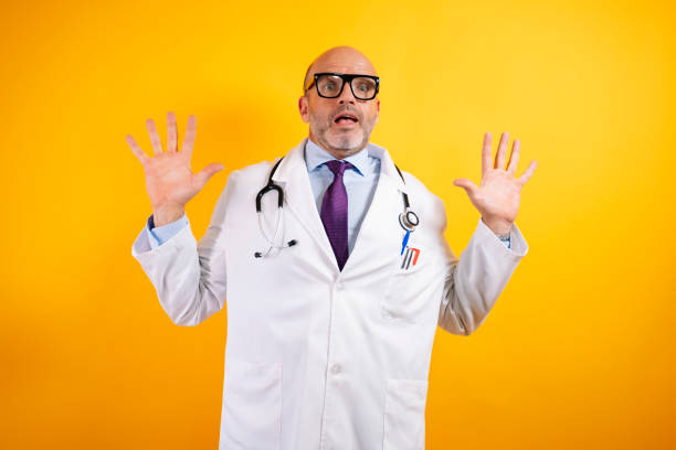 istock A self-confident doctor with open arms. 2186771259