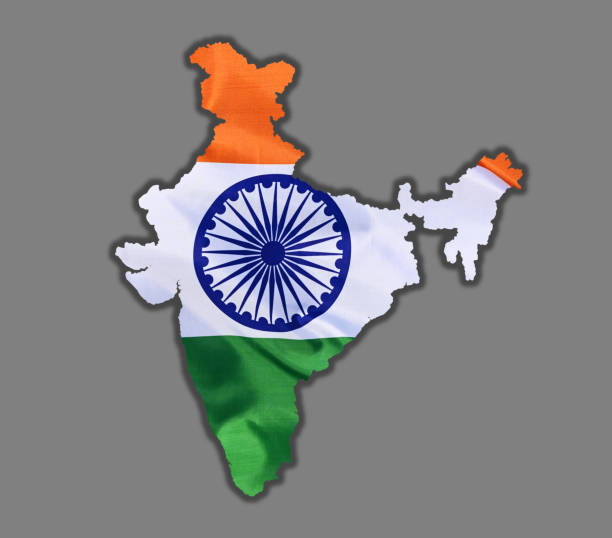 Mizoram state 3d map in India isolated on transparent background. Three-dimensional India's state map. India map 3d Illustration.