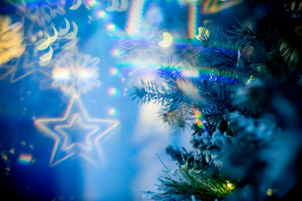 New Year eve, Christmas decoration, celebration background