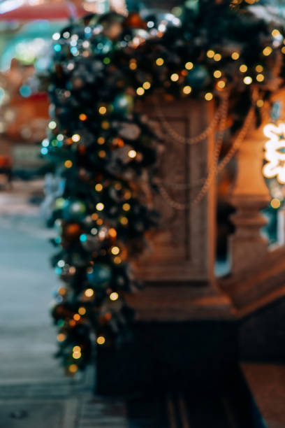 istock New Year eve, Christmas decoration, celebration blurred background 2186775413