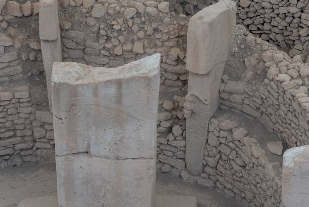 istock Stone pillars at Gobekli Tepe, Turkey 2186778912