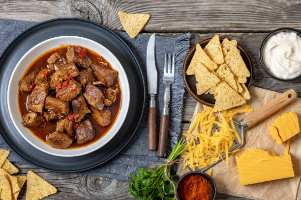 istock beef stew in a white bowl on rustic wooden table 2186781447