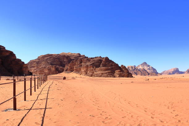istock Scenic view of rocks in Wadi Rum desert, Jordan 2186814949