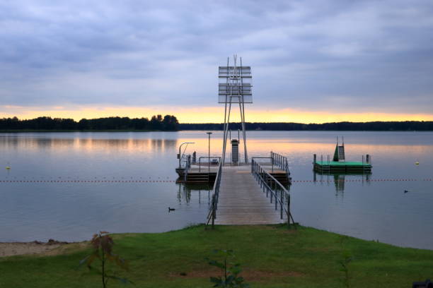 istock Sunset at lake Wandlitz in Brandenburg, Germany 2186815569