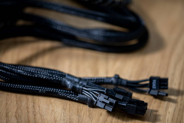 istock Explore Our Selection of HighQuality Black Cables Designed for Computer Hardware Connections 2186816309