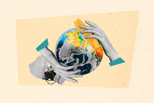 istock Magazine artwork creative template collage of earth ecological catastrophe half earth water pollution disaster isolated on yellow background 2186817376