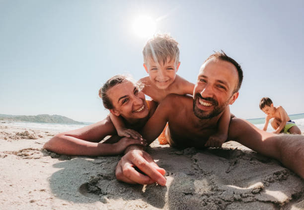 istock Summer family selfie 2186817483