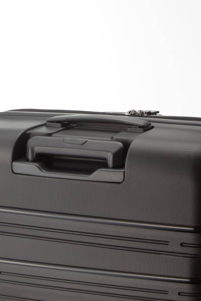 istock Back View Of Suitcase Over White Background 2186817756