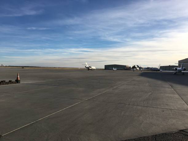 istock Private Jet at Airport 2186823571