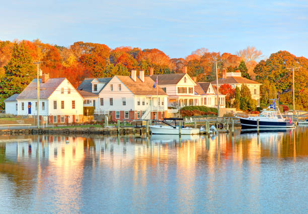 istock Autumn in Mystic, Connecticut 2186823904