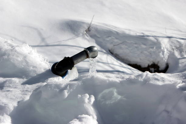 istock Outdoor landscape with snow day 2186824456
