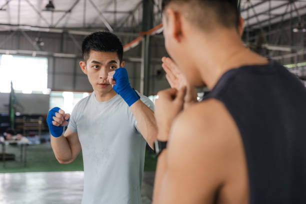 istock Kickboxing Training: A Display of Discipline and Strength in the Gym 2186828237