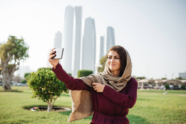 istock arab woman posing in abu dhabi 2186828689